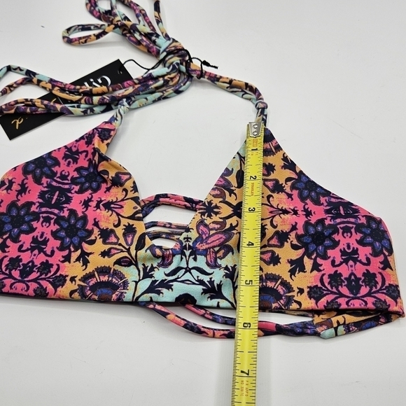 NWT Gypsy 05 swimm Mosaic bikini top only size xs - Picture 8 of 10